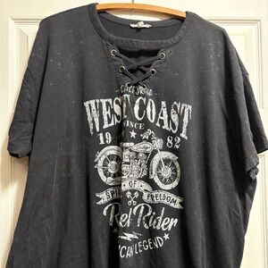Maurices 2X Graphic T Shirt Women California West Coast Rebel Rider